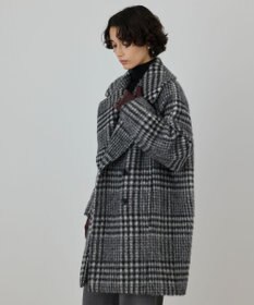 GRACE CONTINENTAL シャギーチェックコート