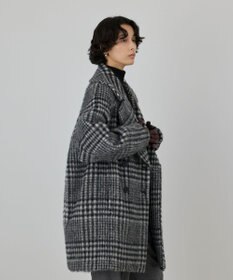 GRACE CONTINENTAL シャギーチェックコート