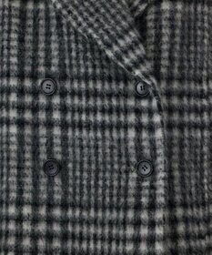 GRACE CONTINENTAL シャギーチェックコート