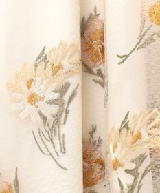 GRACE CONTINENTAL レトロフラワー刺繍ワンピース