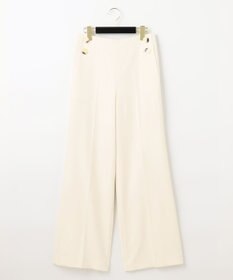 GRACE CONTINENTAL ウールストレッチセミワイドパンツ