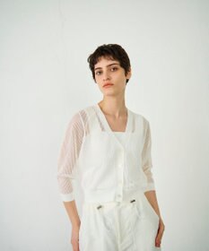 GRACE CONTINENTAL☆メッシュ2wayニットトップ メッシュ2wayニットトップ / GRACE CONTINENTAL | GRACE