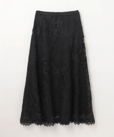 GRACE CONTINENTAL ケミカルレースパッチワークスカート