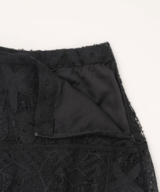 GRACE CONTINENTAL ケミカルレースパッチワークスカート