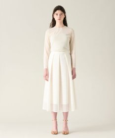 GRACE CONTINENTAL チュールシアートップ