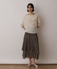 GRACE CONTINENTAL イレギュラープリーツスカート