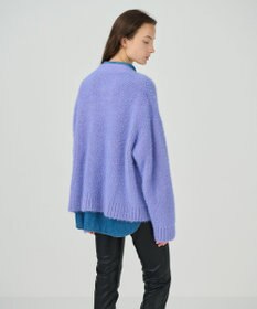 GRACE CONTINENTAL フェザールーズニットカーディガン