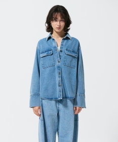 GRACE CONTINENTAL スタッズデニムシャツ