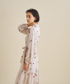 grace class 人気　ベージュ ハート柄 シャツワンピース レタード&ハートワンピース / GRACE CONTINENTAL | GRACE