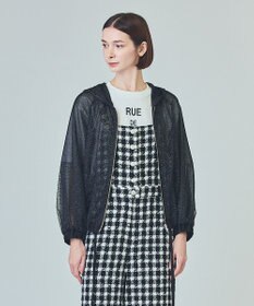 GRACE CONTINENTAL マクラメメッシュフーディー