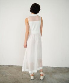 GRACE CONTINENTAL ラメシアープリーツニットワンピース