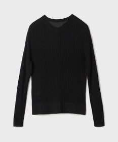 GRACE CONTINENTAL ハイゲージラメニットカーディガン