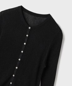 GRACE CONTINENTAL ハイゲージラメニットカーディガン