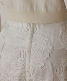 GRACE CONTINENTAL ローズ刺繍フレアスカート