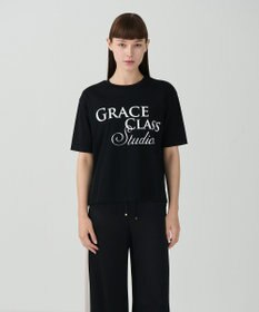 GRACE CONTINENTAL レタードシルケットTシャツ
