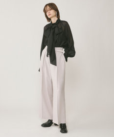 GRACE CONTINENTAL シアーボウタイブラウス