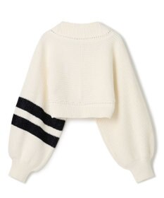 GRACE CONTINENTAL 畦ショートニットカーディガン