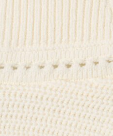 GRACE CONTINENTAL 畦ショートニットカーディガン