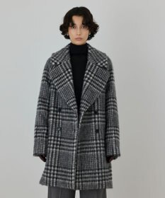 GRACE CONTINENTAL シャギーチェックコート