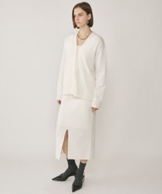 GRACE CONTINENTAL フィルムヤーンニットカーディガン