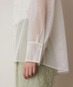 GRACE CONTINENTAL メッシュオーバーシャツ