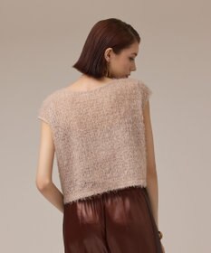 GRACE CONTINENTAL バックフレアチュールトップ