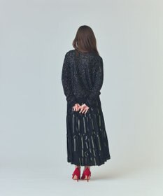 GRACE CONTINENTAL ラメジャガードサテンスカート