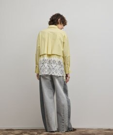 GRACE CONTINENTAL レースティアードシャツ