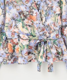 GRACE CONTINENTAL グラデフラワープリントトップ