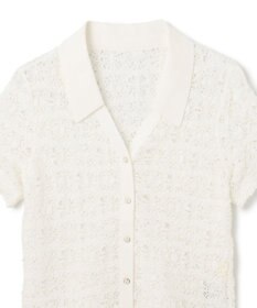 GRACE CONTINENTAL レースカットスキッパートップ