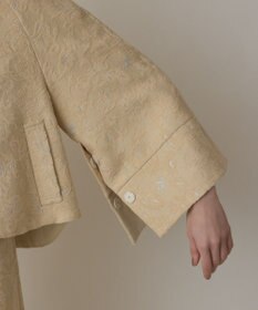 GRACE CONTINENTAL サラサジャガードケープジャケット