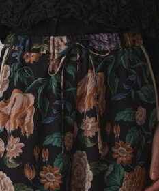 GRACE CONTINENTAL アンティークフラワープリントパンツ