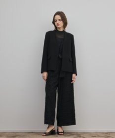 GRACE CONTINENTAL トリアセノーカラージャケット