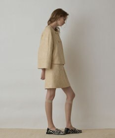 GRACE CONTINENTAL サラサジャガードケープジャケット