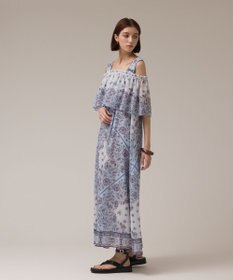 GRACE CONTINENTAL マルチWAYシフォンワンピース