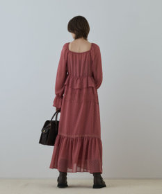 GRACE CONTINENTAL レースコンビカットジャガードワンピース