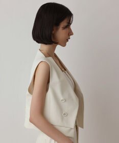 GRACE CONTINENTAL オックスショートジレ