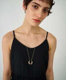 GRACE CONTINENTAL ボリュームフープネックレス ゴールド