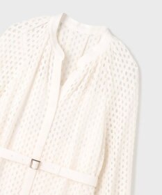 GRACE CONTINENTAL メッシュレースカフタンワンピース