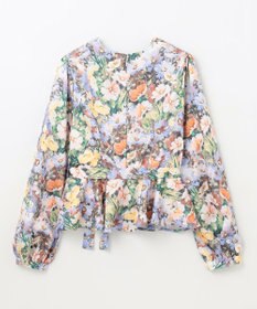 GRACE CONTINENTAL グラデフラワープリントトップ