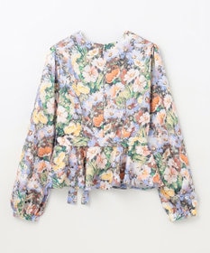 GRACE CONTINENTAL グラデフラワープリントトップ