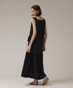 GRACE CONTINENTAL サイドフリルタフタワンピース