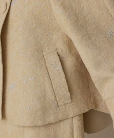 GRACE CONTINENTAL サラサジャガードケープジャケット