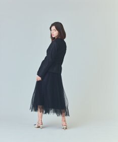 GRACE CONTINENTAL ラメWOOLボウジャケット