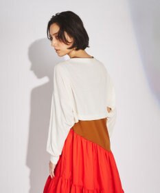 GRACE CONTINENTAL ショートルーズニットカーディガン