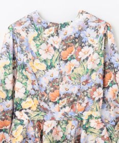 GRACE CONTINENTAL グラデフラワープリントトップ