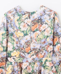 GRACE CONTINENTAL グラデフラワープリントトップ