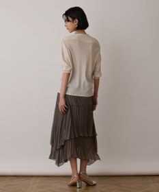 GRACE CONTINENTAL イレギュラープリーツスカート