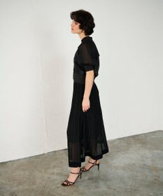 GRACE CONTINENTAL ラメシアードルマンニットカーディガン