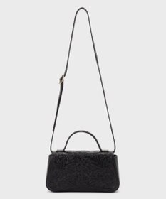 GRACE CONTINENTAL FlapFrowerBag ブラック